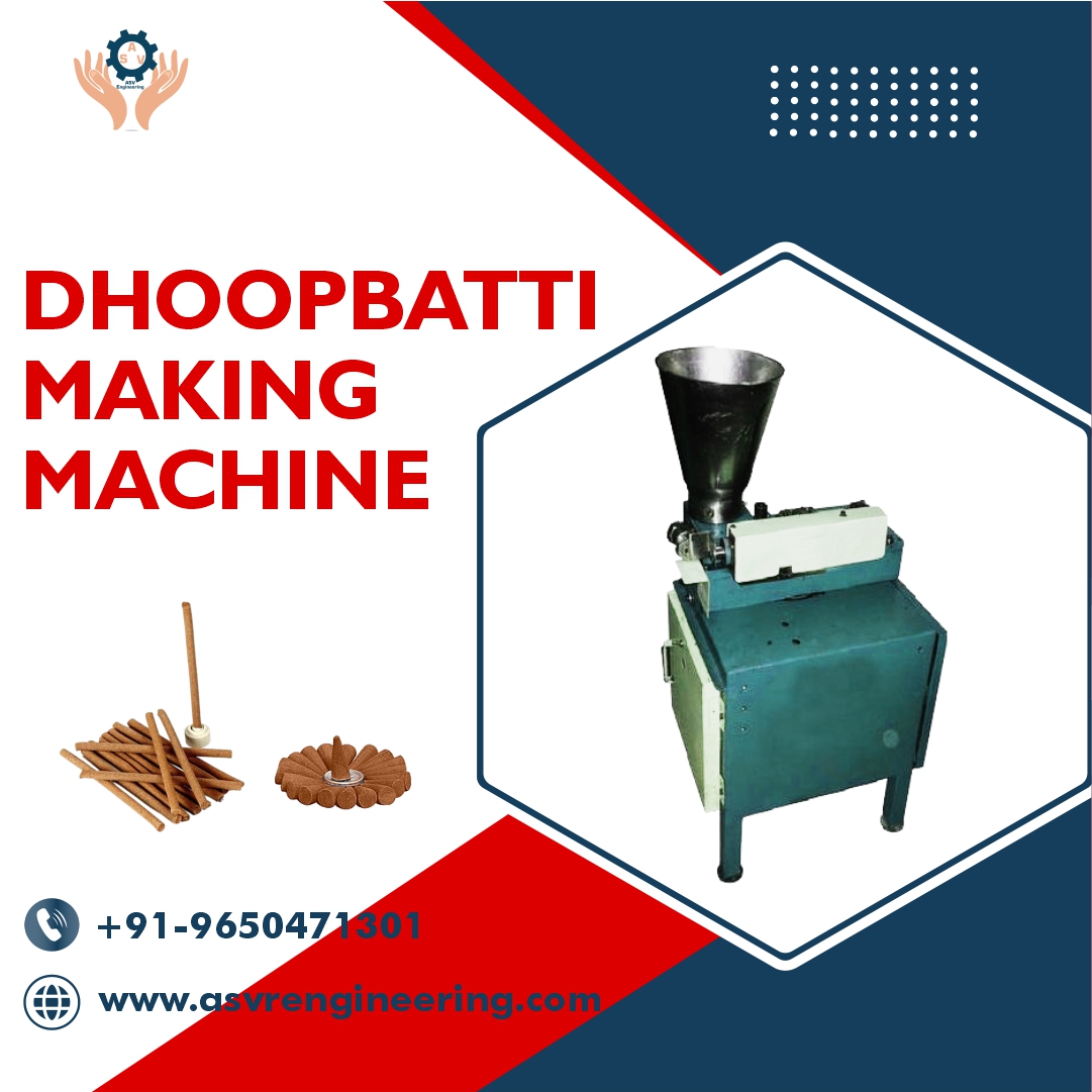 Dhoopbatti Manufacturing Machine – Start Profitable Incense Production Today
