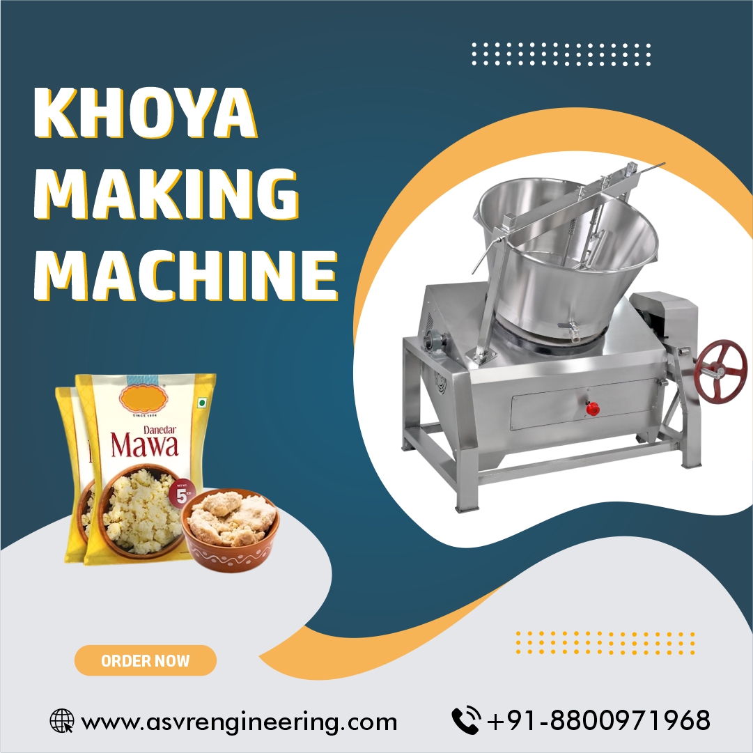 Steam Operated Khoya Machine – Hygienic & Energy Efficient Mawa Maker