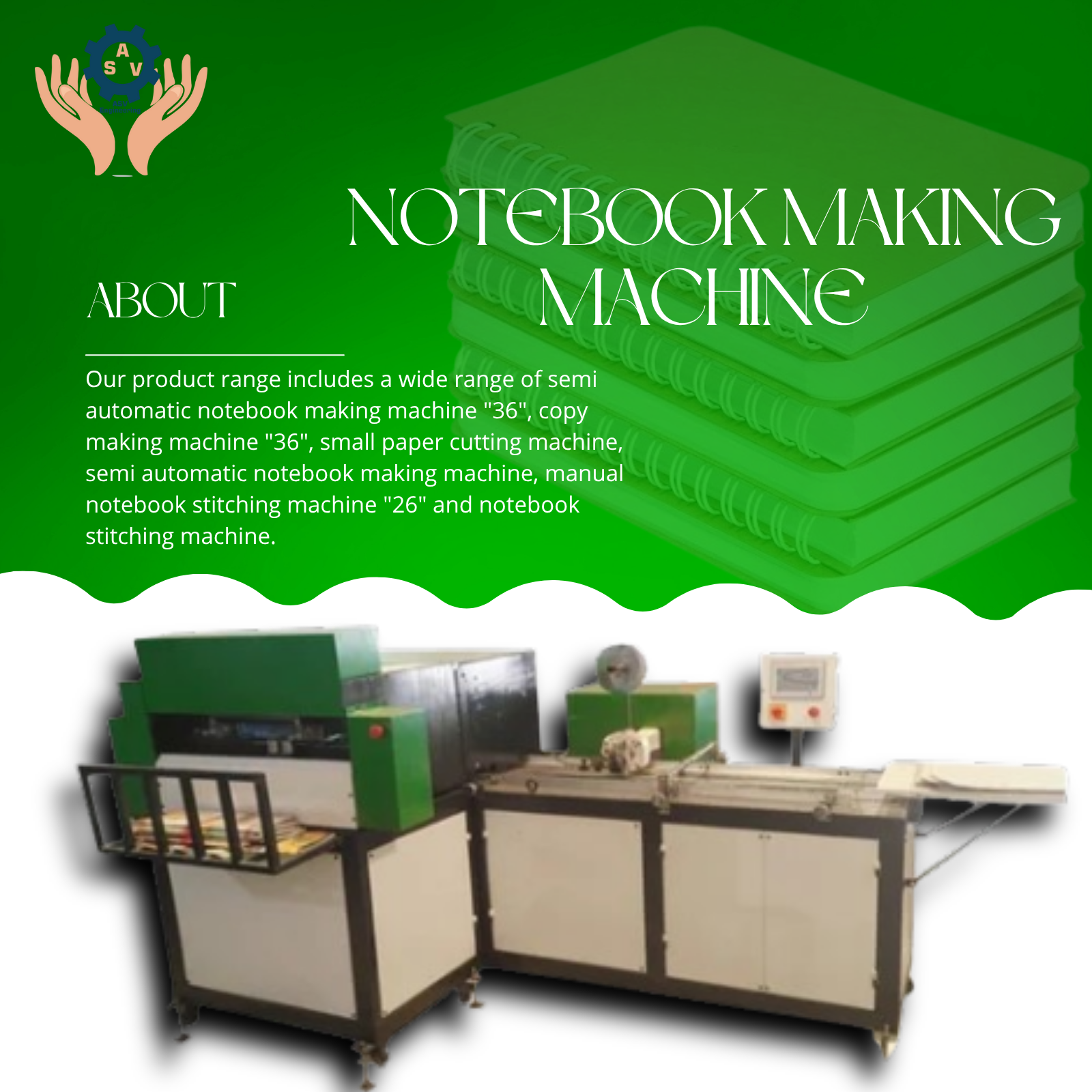 Semi-Automatic Notebook Making Machine – Best Choice for Medium Scale Production Units in 2025