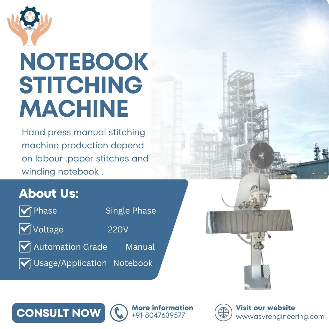 Notebook Binding & Cutting Machine – Precision & Efficiency for Perfect Finishing