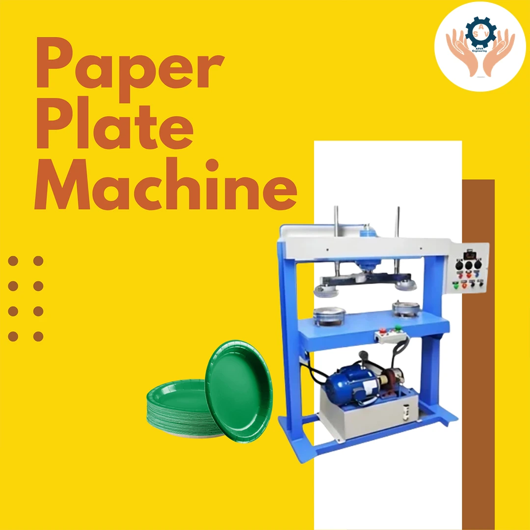Double Die Paper Plate Making Machine in Ambassa, Tripura – ASVR Engineering Pvt Ltd