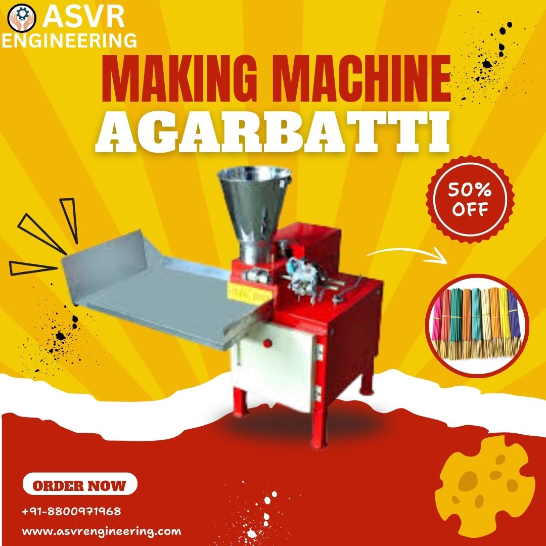 Manual Agarbatti Making Machine in Jaunpur, Uttar Pradesh – ASVR Engineering Pvt Ltd