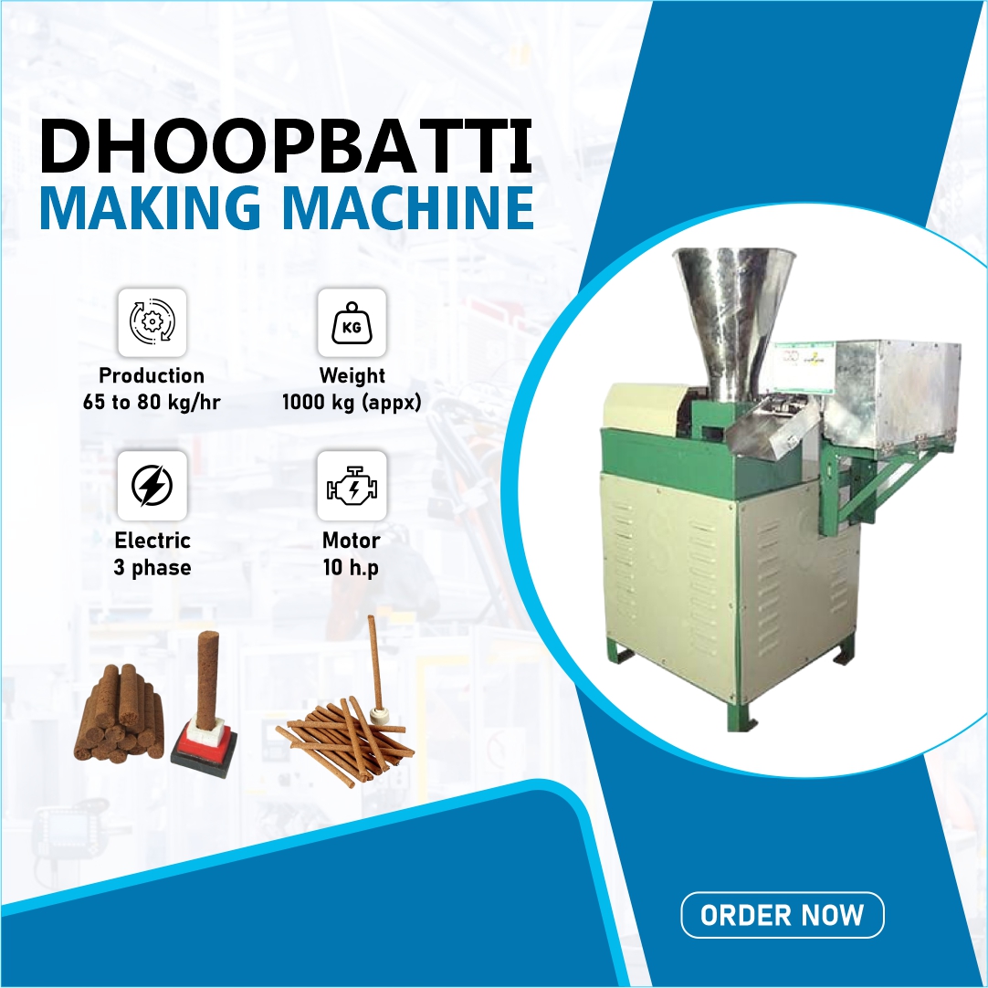 Trusted Dhoop Making Machine Distributors | Automatic & Semi-Automatic Models