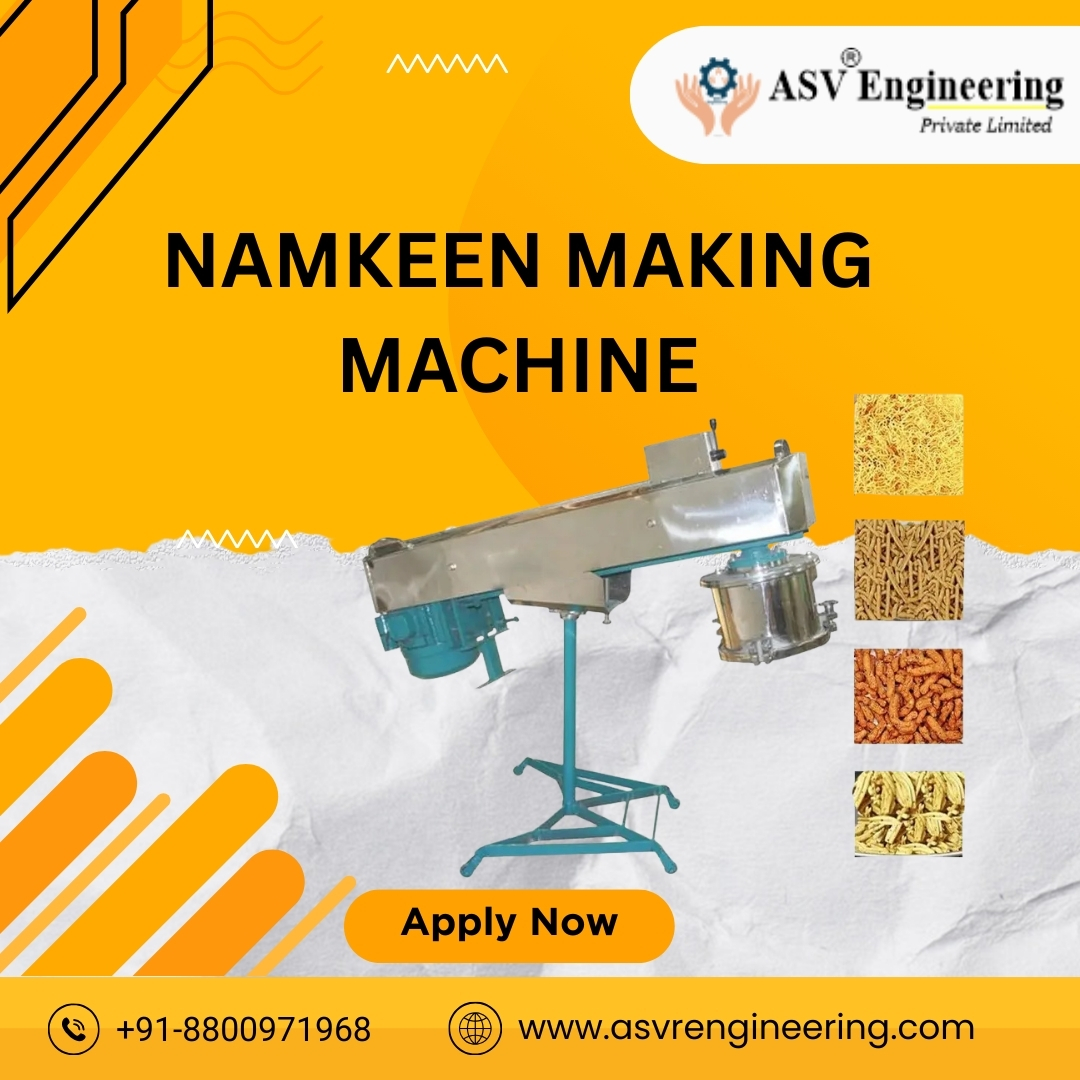 Semi Automatic Namkeen Making Machine