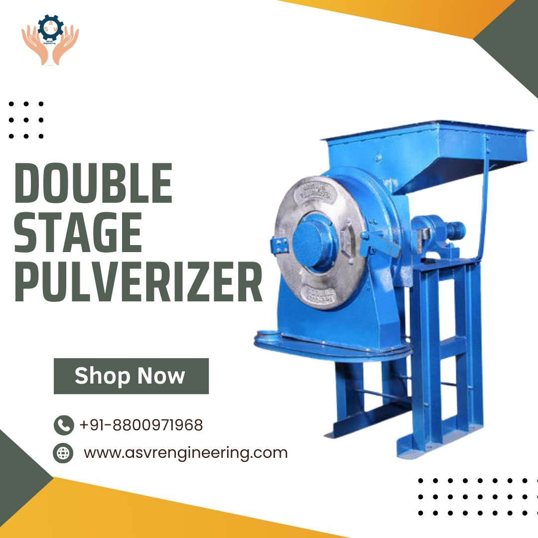 Double Stage Pulverizer Machine – High Efficiency Grinding Solution for Industrial Use