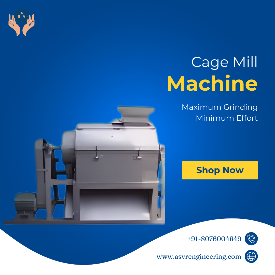 Best Quality Cage Mill for Fine Grinding | Heavy-Duty Industrial Cage Mill Machine