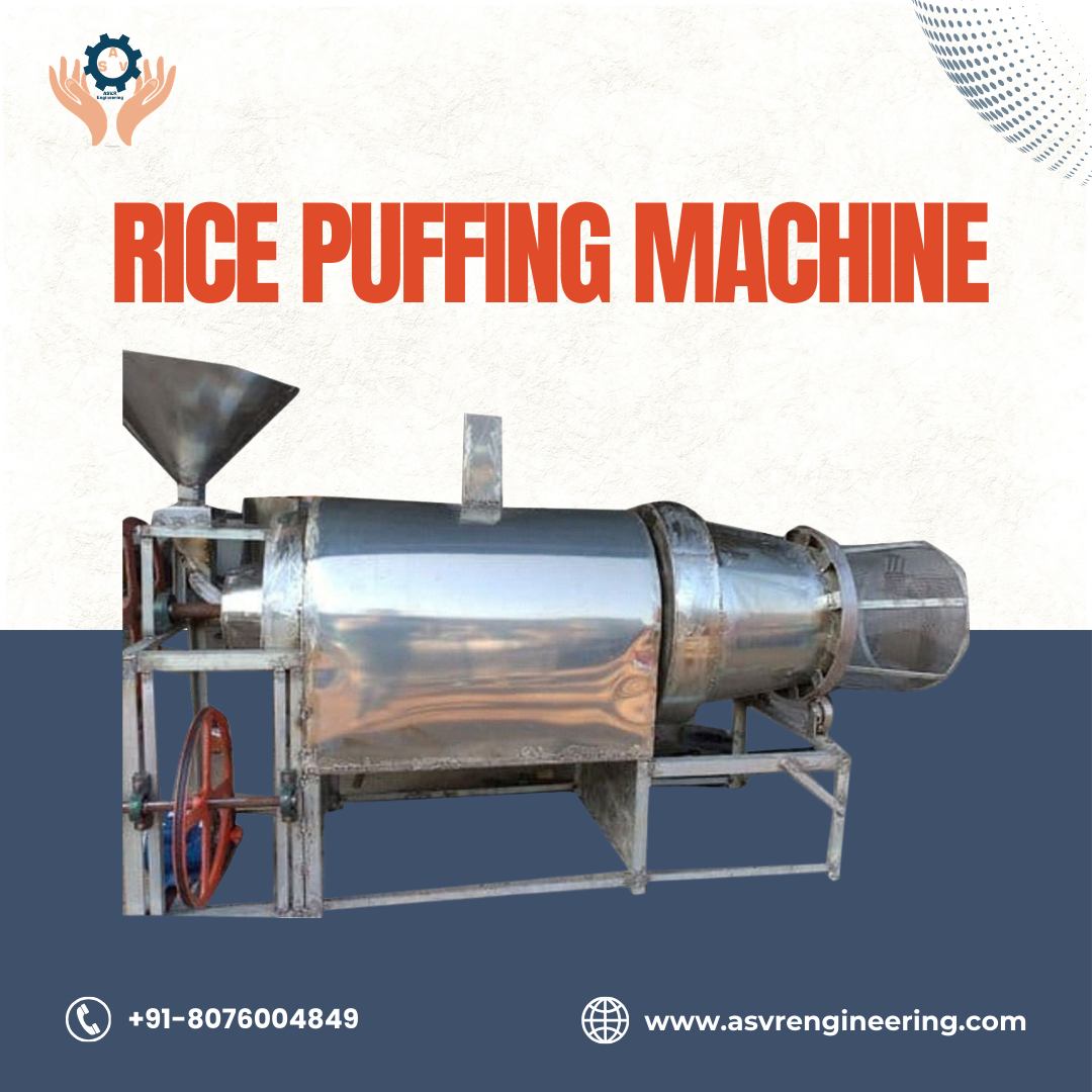 Best Rice Puffing Machine for Small & Large Scale Production | Low Investment High Profit Machine