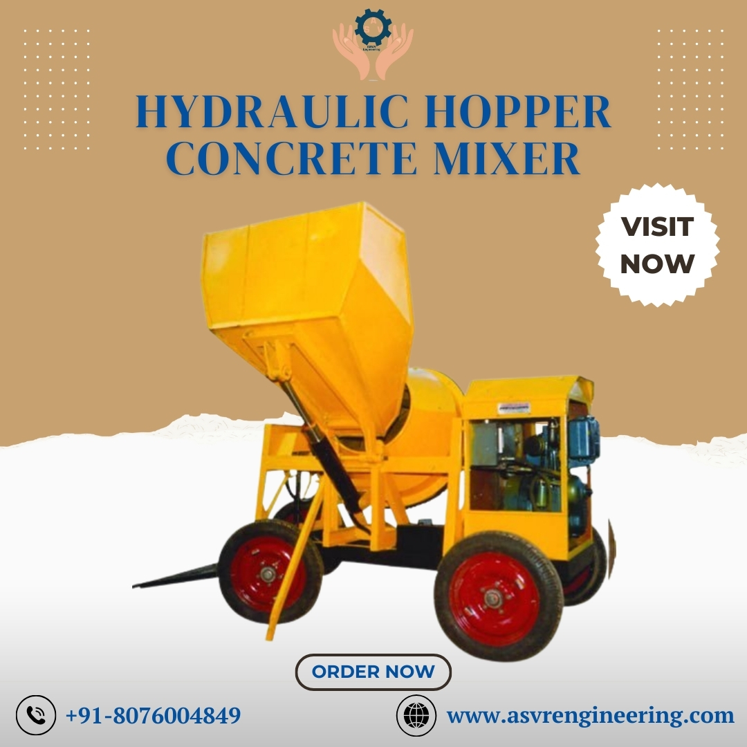 High Performance Concrete Mixer Machine for Efficient Construction Work