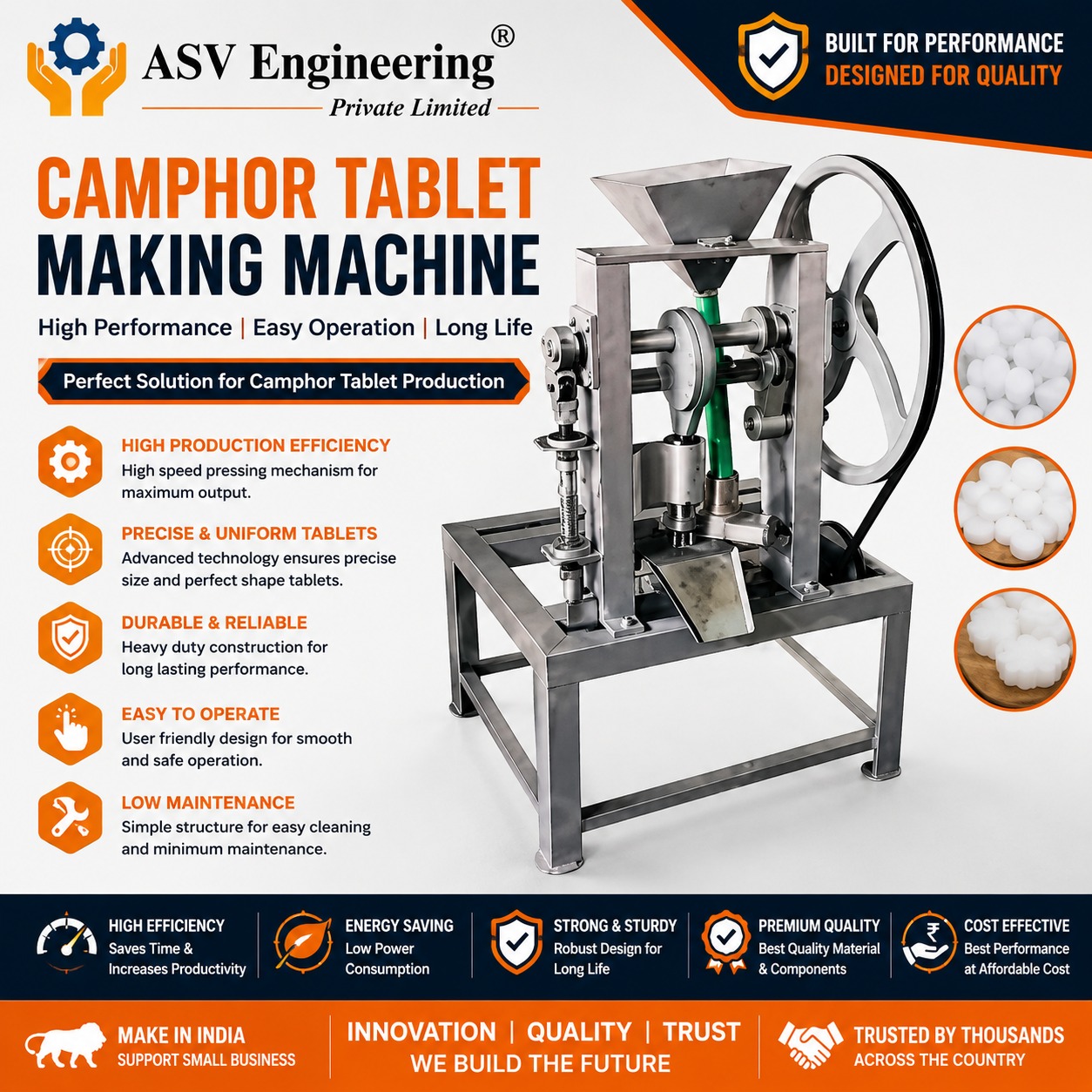 Best Camphor Tablet Making Machine Machine in India
