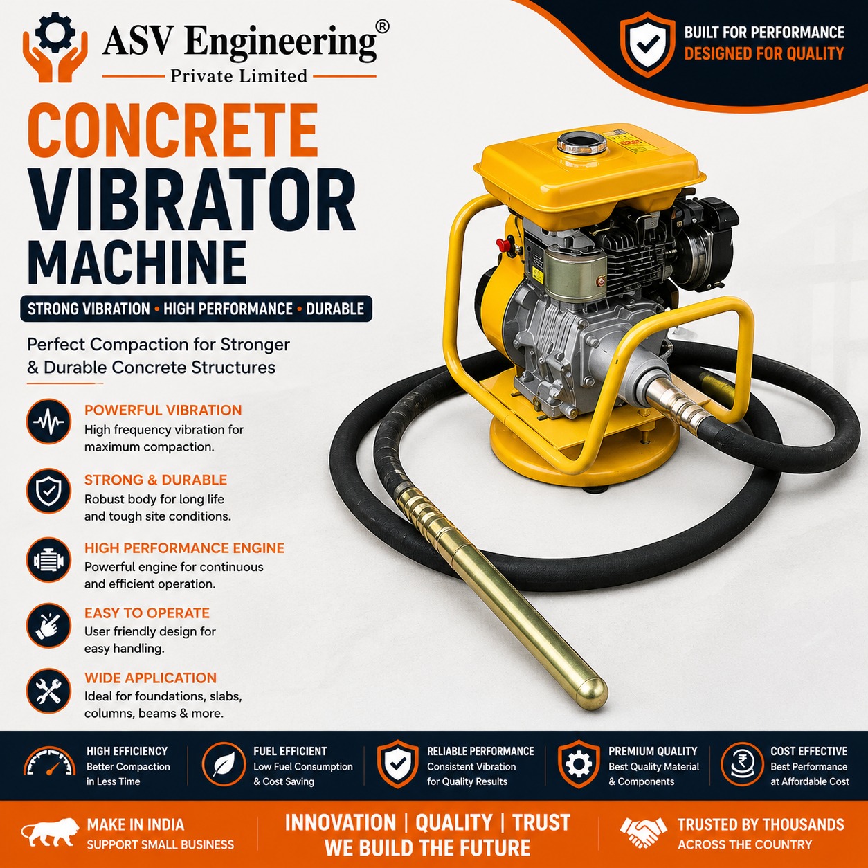 Concrete Vibrating Machine Unit with Installation in Lengpui