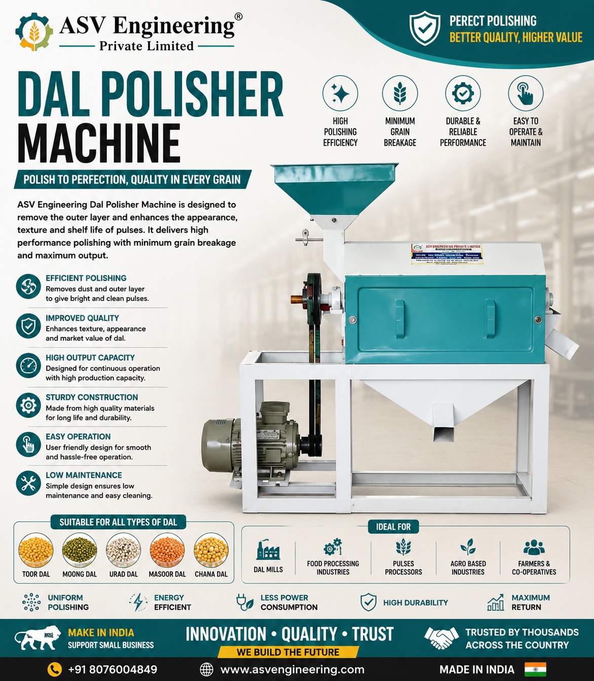 dal polisher machine System Dealer in Yingkiong, Arunachal Pradesh