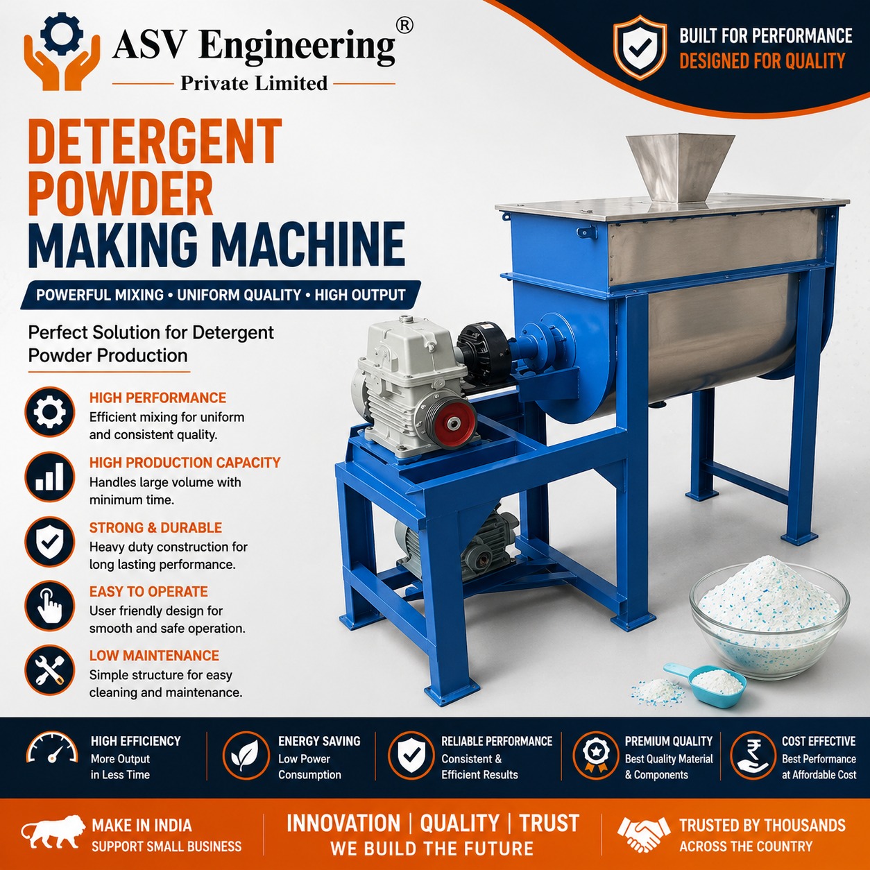 Versatile Detergent Powder Making Machine Equipment for Profitable Business