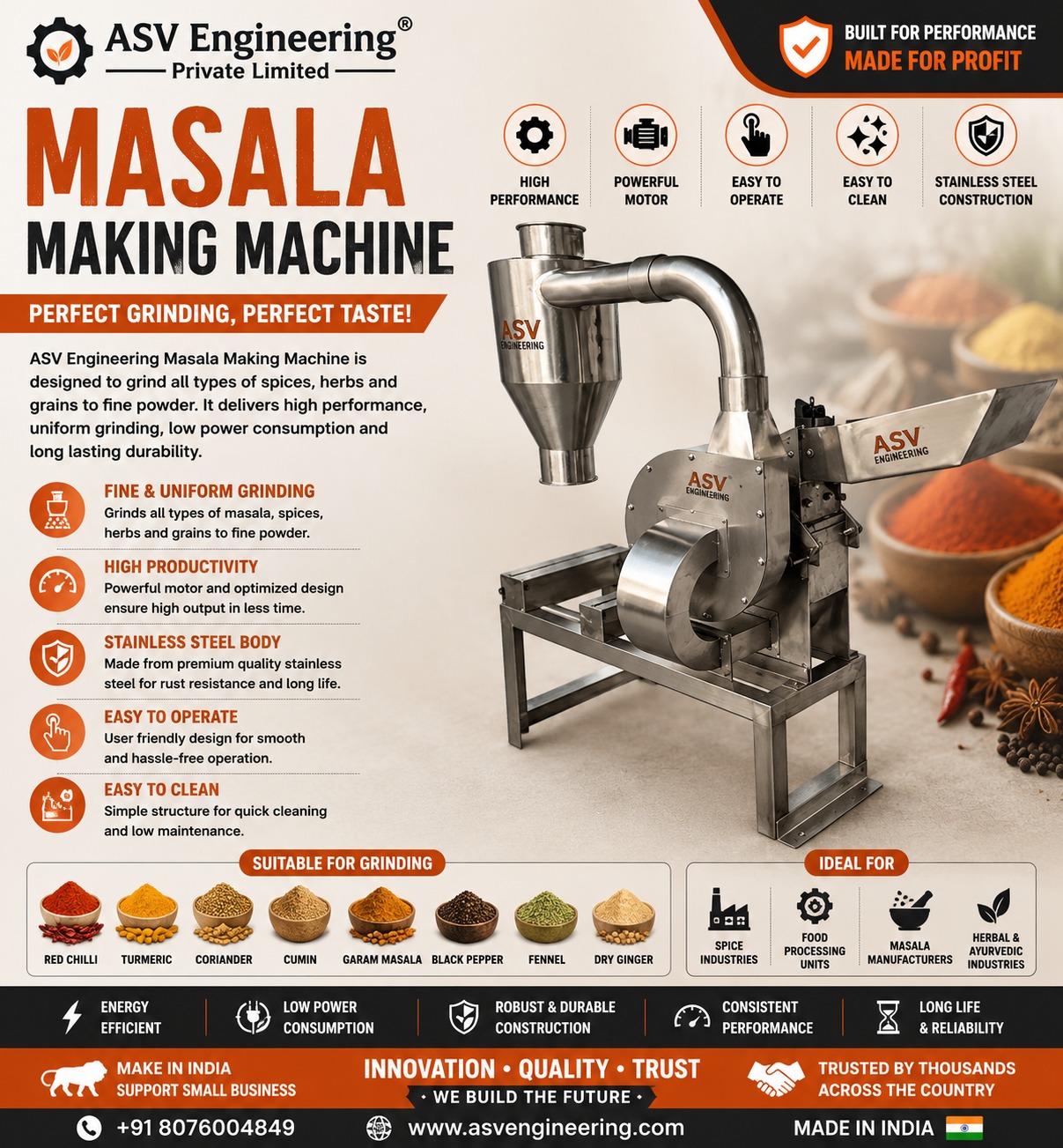 Popular Masala Making Machine Unit with Advanced Features
