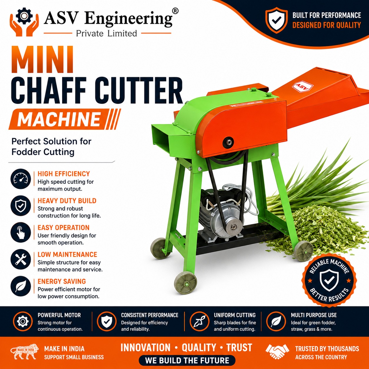 Advanced mini chaff cutter machine System in India with Complete Support