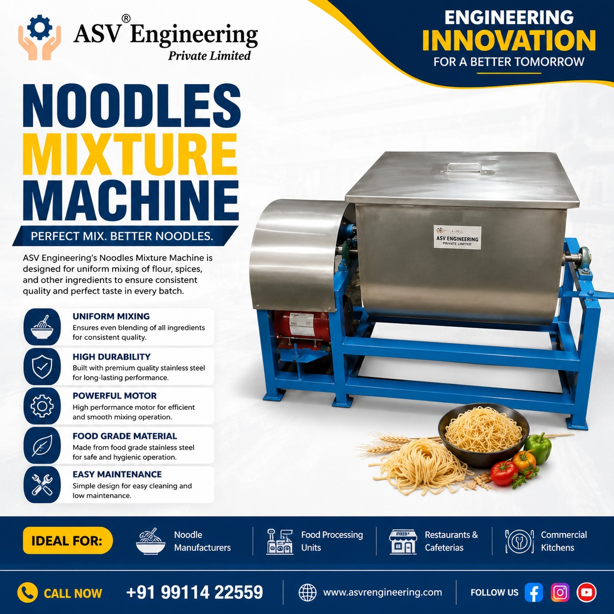 Top Noodle Mixture Machine System in Chirimiri, Chhattisgarh