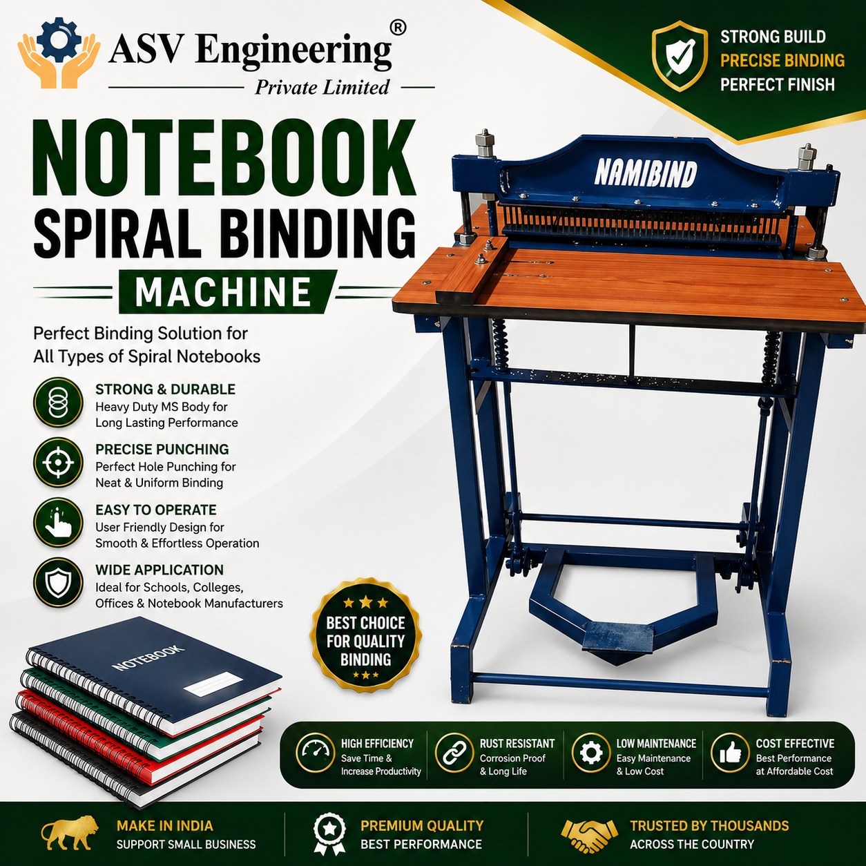 Top Notebook Spiral Binding Machine Equipment in Krishnanagar, West Bengal