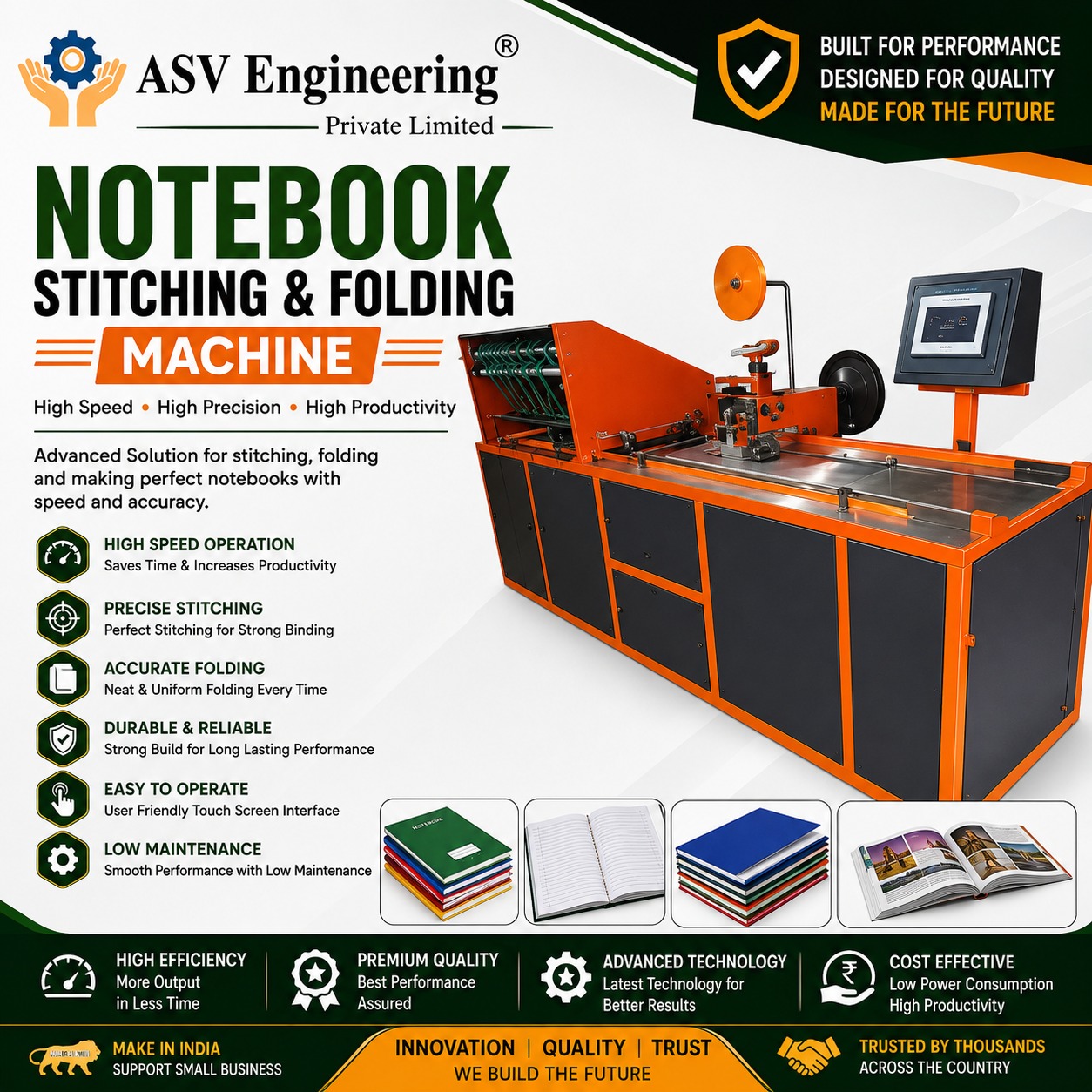 Notebook Stitching And Folding Machine Equipment Supplier in Sonitpur, Assam