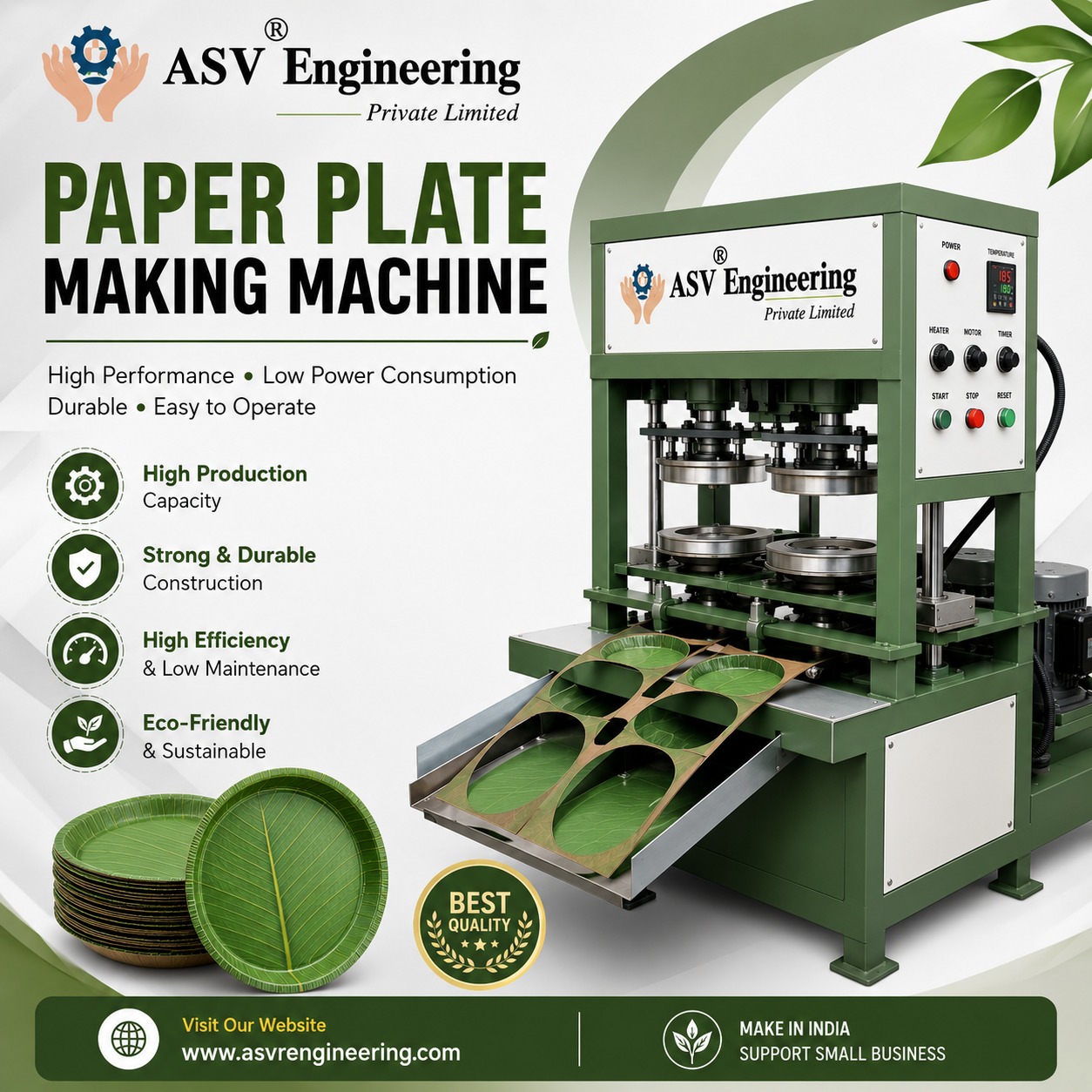 Paper Plate Making Machines System Manufacturer in Doom Dooma