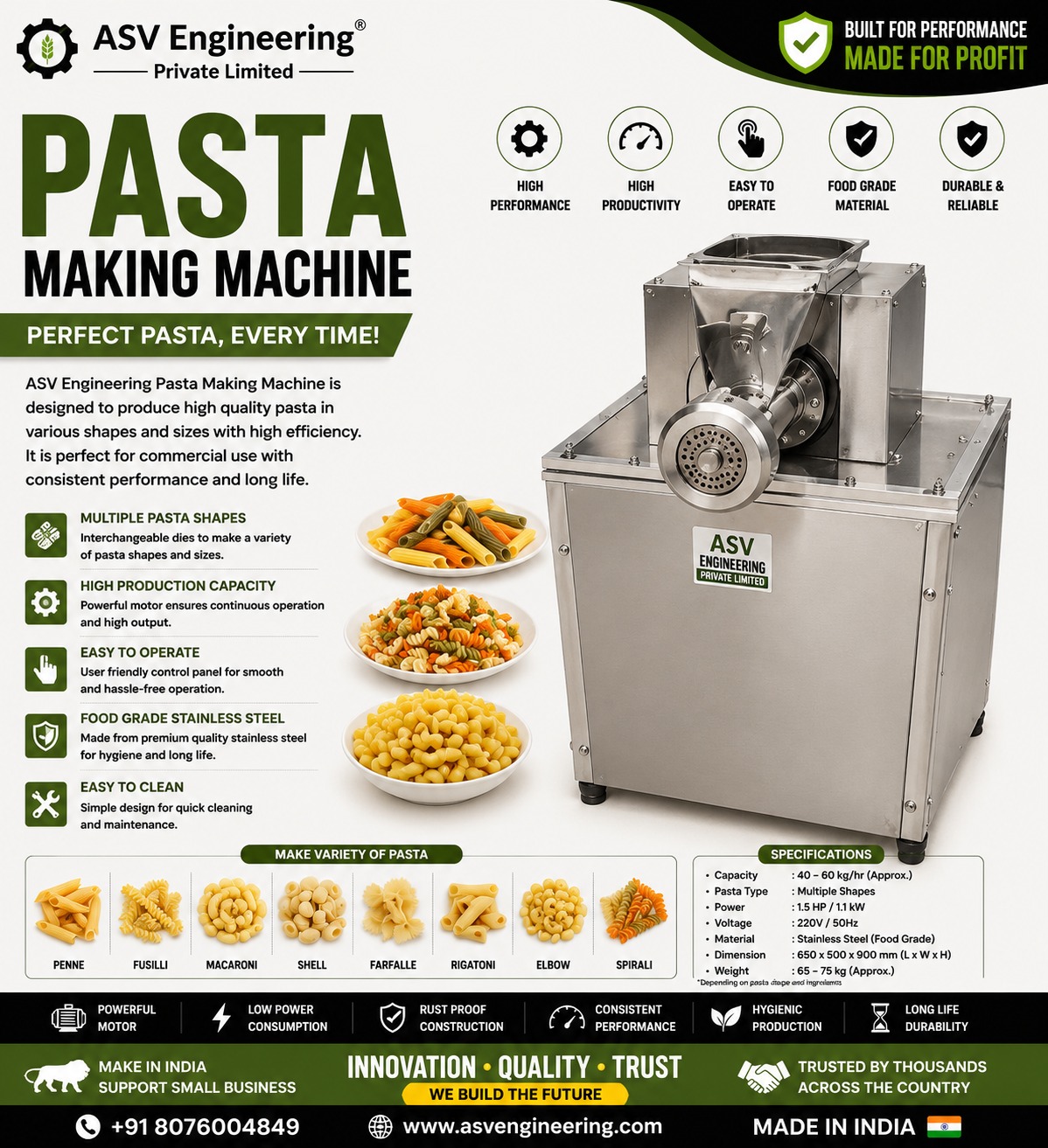 Reliable Pasta Making Machine Machine for Smooth Operation