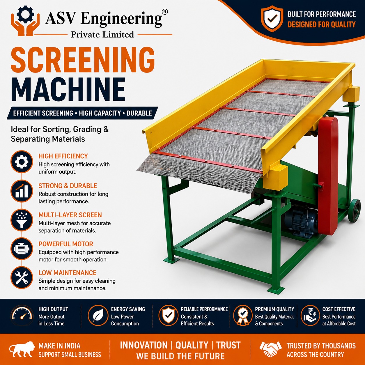 Cost-Effective Screening Machine Unit in India for Fast Installation