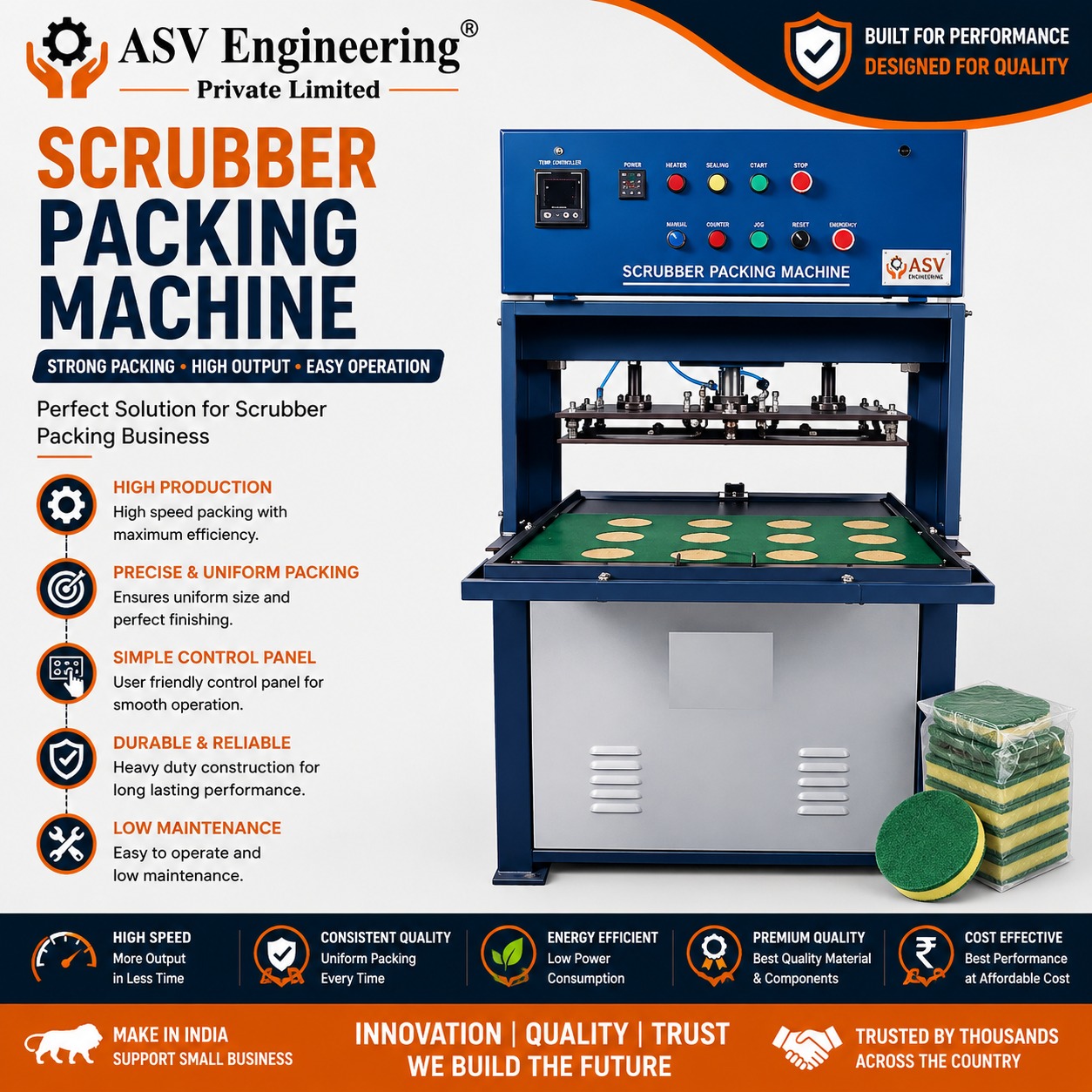 Scrubber Packing Machine Equipment Supplier in Mokokchung, Nagaland