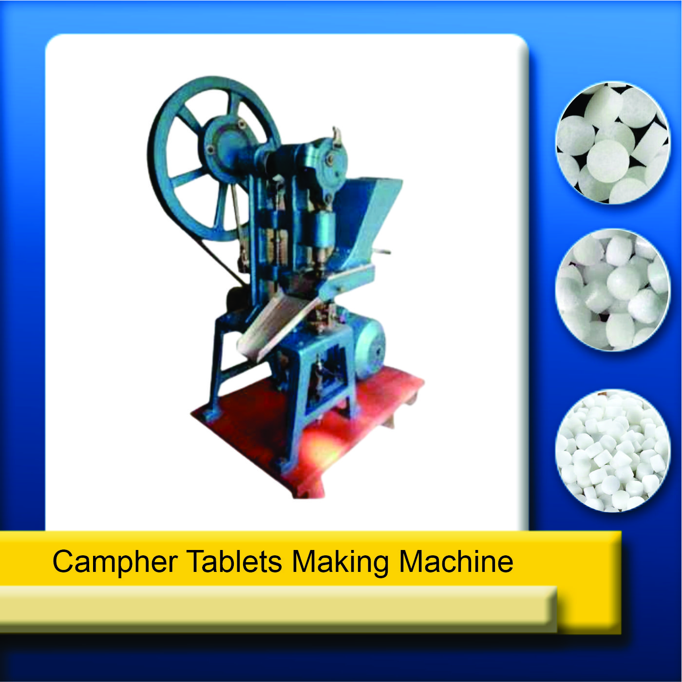 Camphor Tablet Making Machine