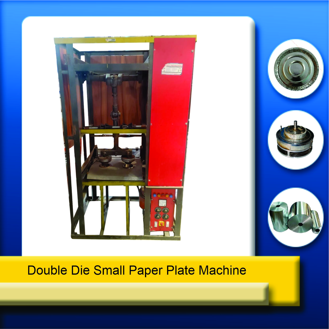 Double Die Paper Plate Machine